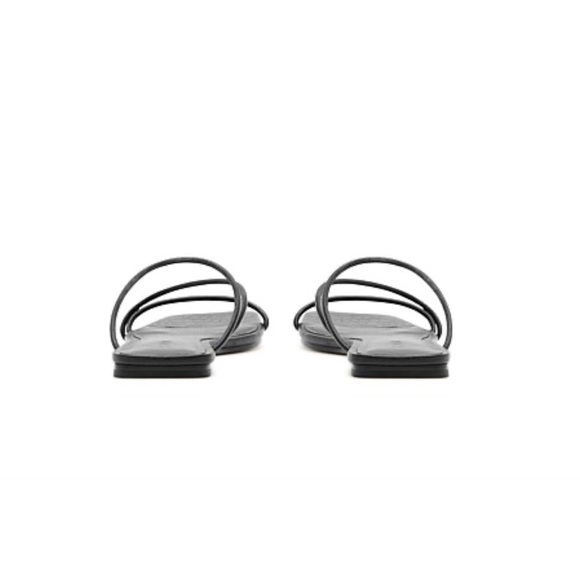 St Agni - Jackie Croc Flats in black - Picture 6 of 9